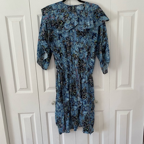 ZADIG & VOLTAIRE Rackyla Bohemian Patch Dress Viscose M - Picture 6 of 9